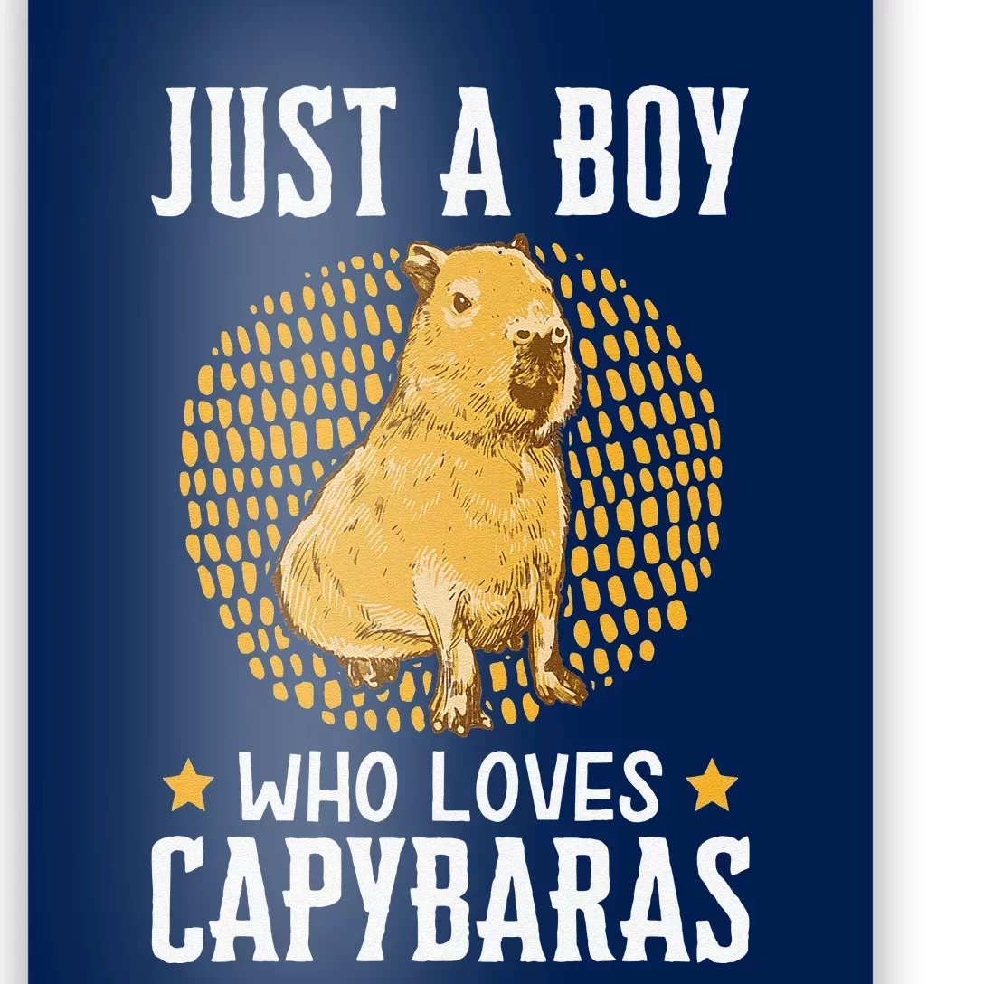 Who Loves Capybaras South American Capybara Poster