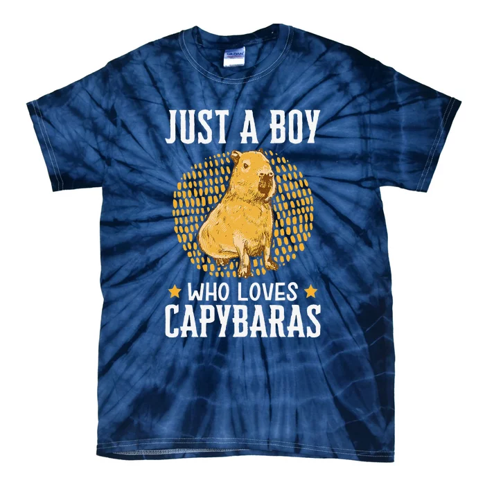 Who Loves Capybaras South American Capybara Tie-Dye T-Shirt