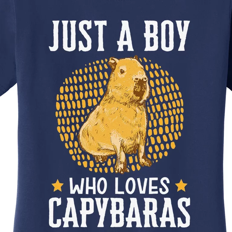 Who Loves Capybaras South American Capybara Women's T-Shirt