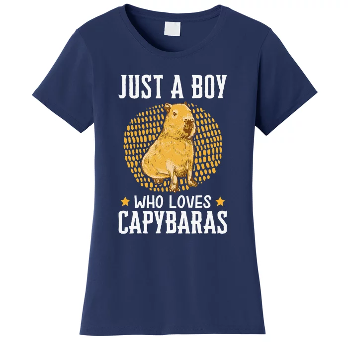 Who Loves Capybaras South American Capybara Women's T-Shirt