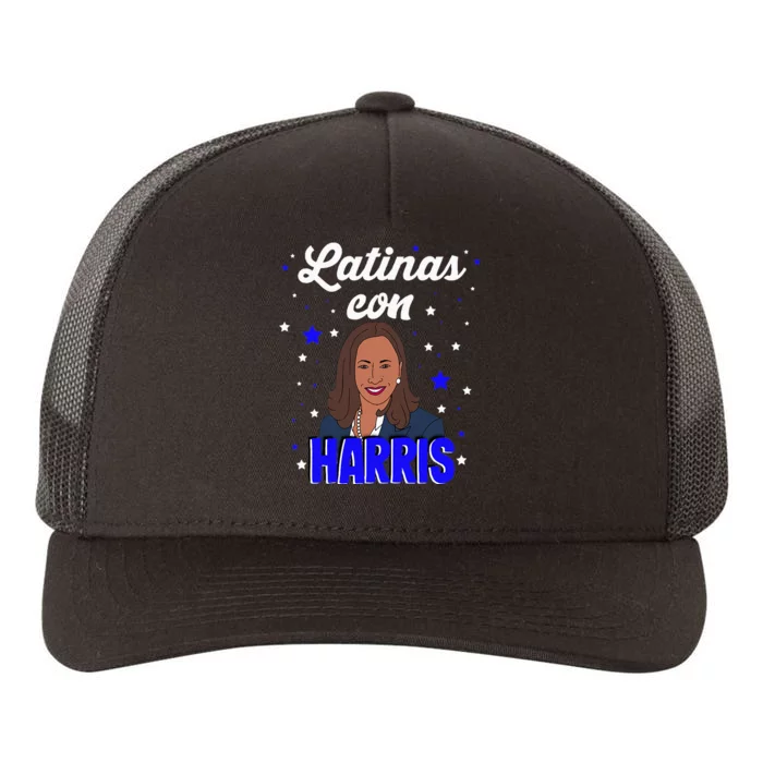 Women Latinas Con Harris Latinas For Kamala Yupoong Adult 5-Panel Trucker Hat