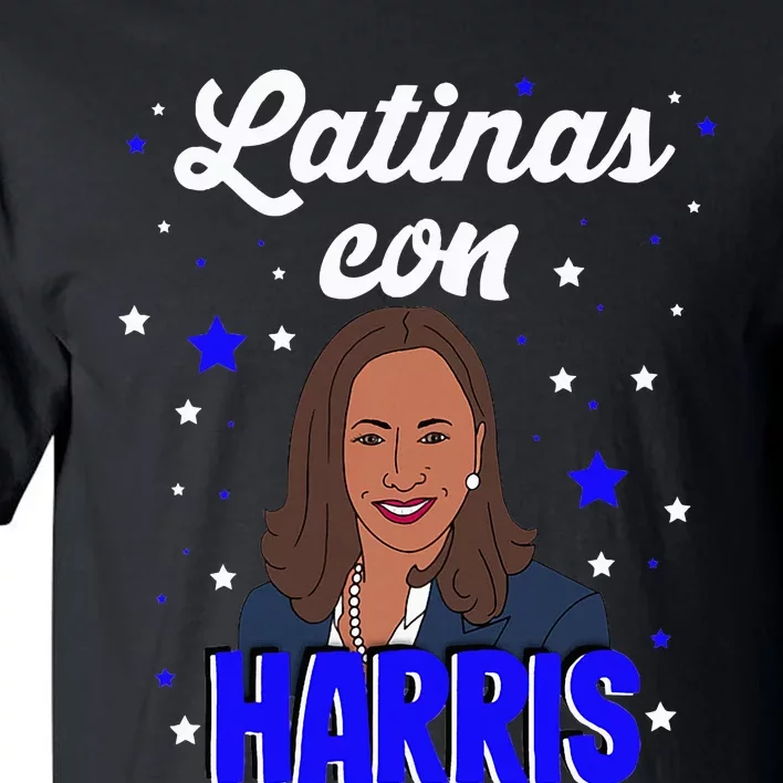 Women Latinas Con Harris Latinas For Kamala Tall T-Shirt