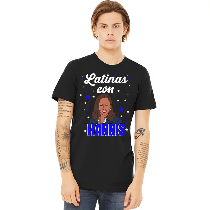 Women Latinas Con Harris Latinas For Kamala Premium T-Shirt