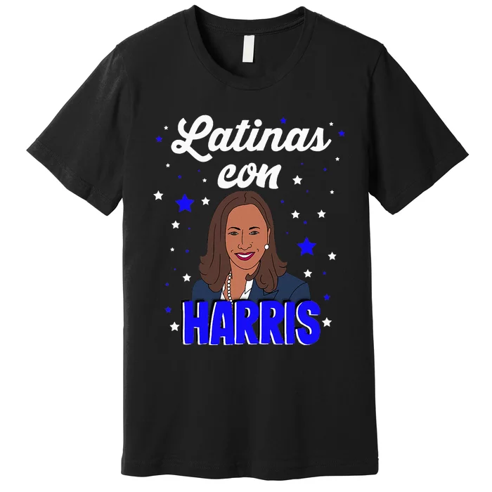 Women Latinas Con Harris Latinas For Kamala Premium T-Shirt