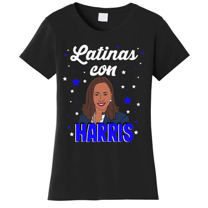 Women Latinas Con Harris Latinas For Kamala Women's T-Shirt