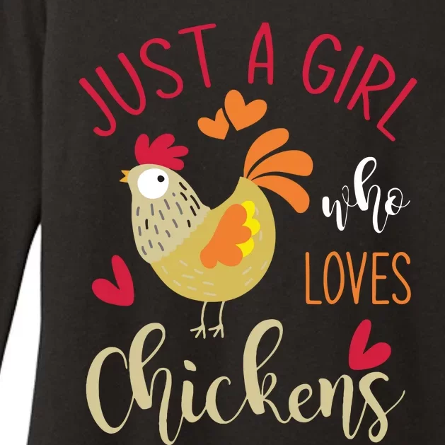 Who Loves Chickens Womens CVC Long Sleeve Shirt