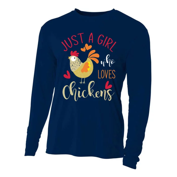 Who Loves Chickens Cooling Performance Long Sleeve Crew