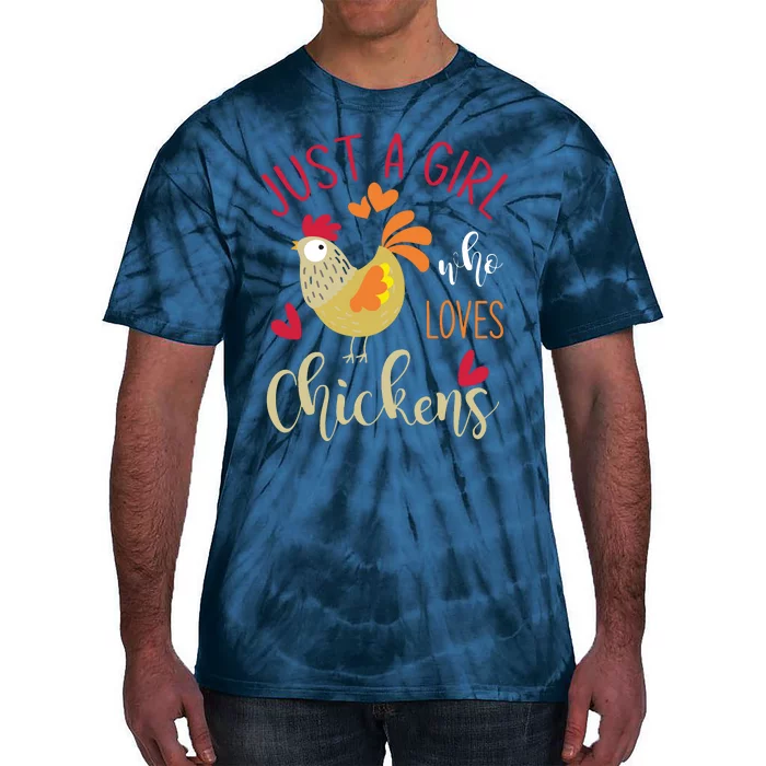 Who Loves Chickens Tie-Dye T-Shirt