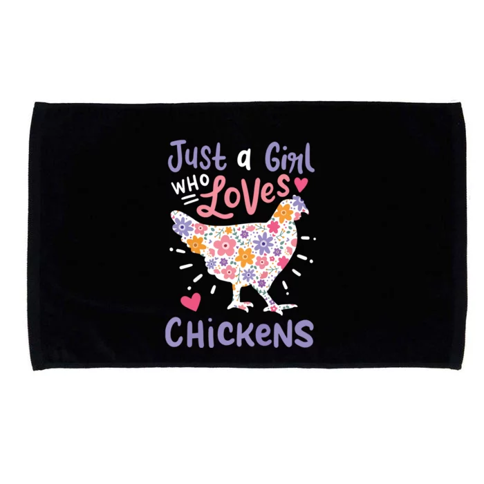 Who Loves Chickens Chicken Hen Love Cute Microfiber Hand Towel