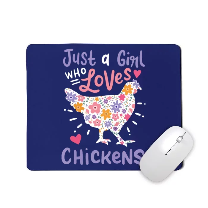 Who Loves Chickens Chicken Hen Love Cute Mousepad