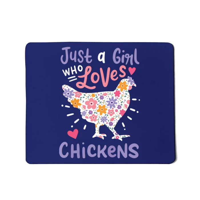 Who Loves Chickens Chicken Hen Love Cute Mousepad