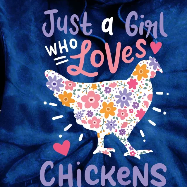 Who Loves Chickens Chicken Hen Love Cute Tie Dye Hoodie