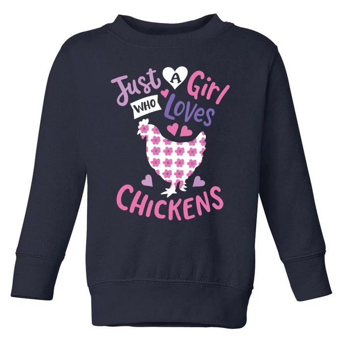 Who Loves Chickens Chicken Hen Love Cute Toddler Sweatshirt