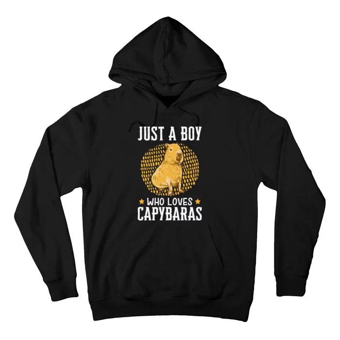 who loves Capybaras South American Capybara Hoodie