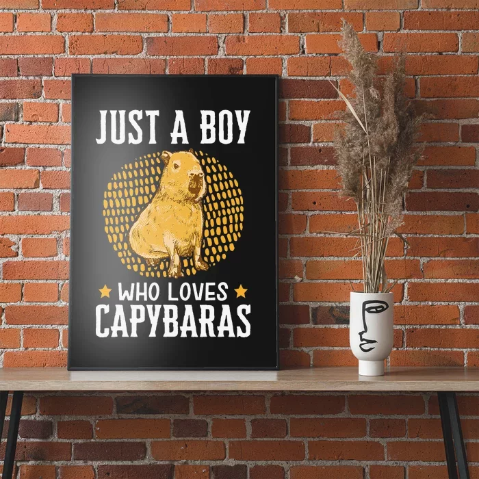 who loves Capybaras South American Capybara Poster