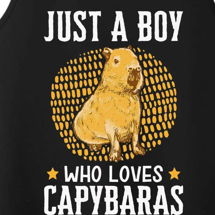 who loves Capybaras South American Capybara Performance Tank