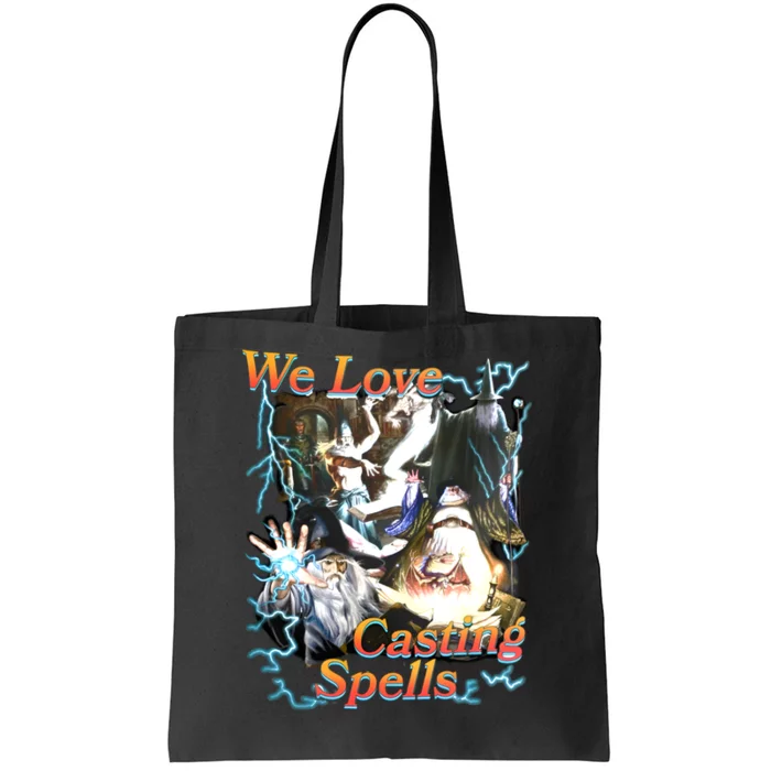 We Love Casting Spells Shadow Wizard Money Gang Tote Bag