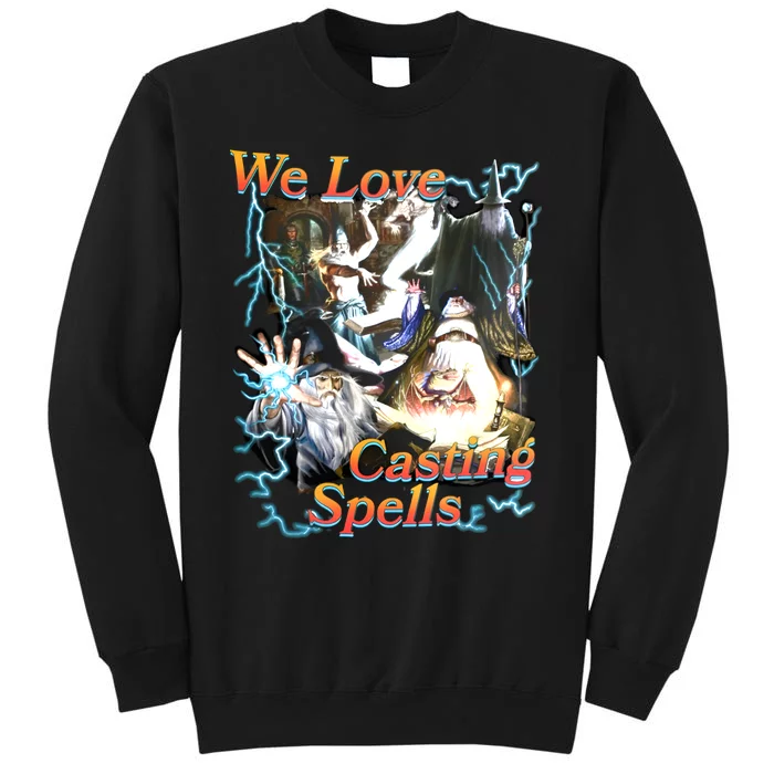 We Love Casting Spells Shadow Wizard Money Gang Tall Sweatshirt