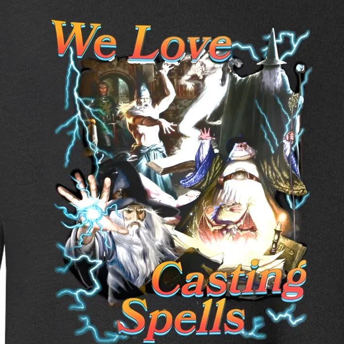 We Love Casting Spells Shadow Wizard Money Gang Toddler Sweatshirt