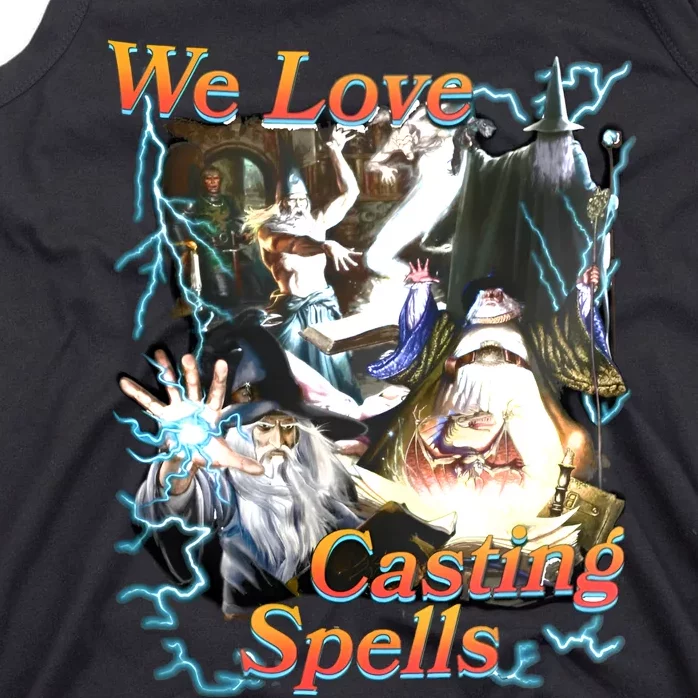 We Love Casting Spells Shadow Wizard Money Gang Tank Top