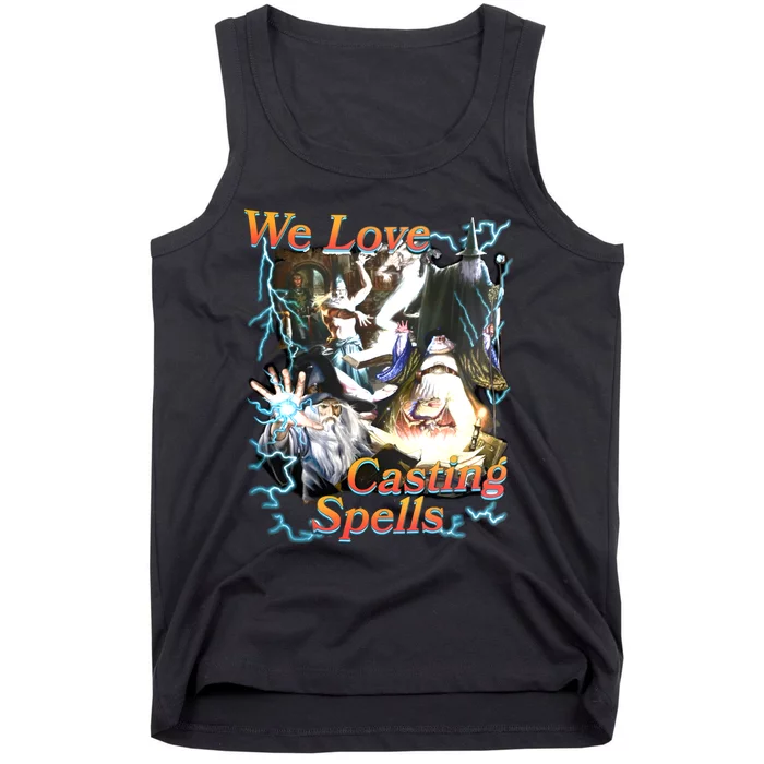 We Love Casting Spells Shadow Wizard Money Gang Tank Top