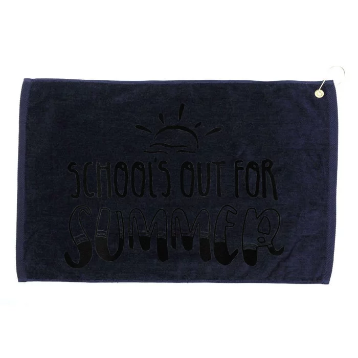 Womens Last Day Of School Schools Out For Summer Teacher Gifts Grommeted Golf Towel