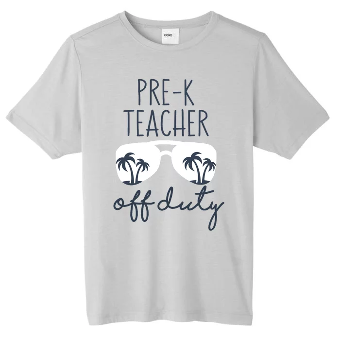 Wo Last Day of School for Teacher Wo PreK Teacher Off Duty ChromaSoft Performance T-Shirt