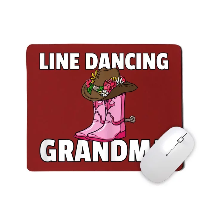 Womens Line Dance Grandma Country Music Dancing Dancer Mousepad