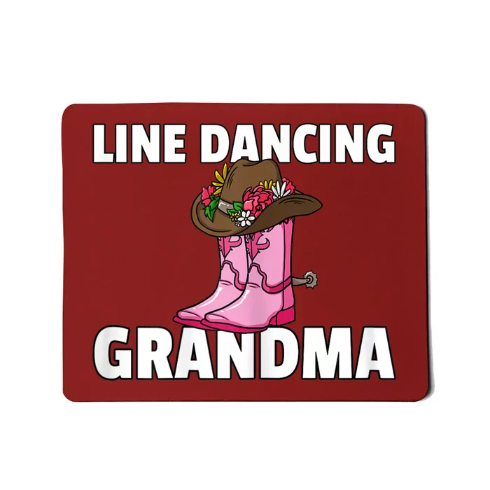 Womens Line Dance Grandma Country Music Dancing Dancer Mousepad