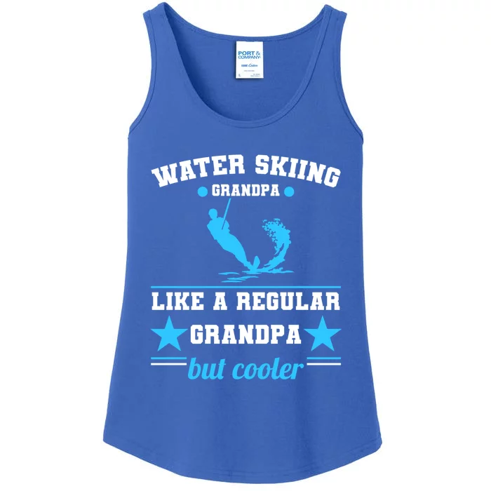 Wave Lover Extreme Sports Athletes Water Skiing Grandpa Gift Ladies Essential Tank