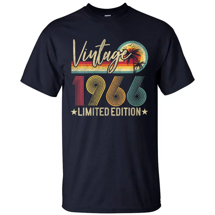 Wo Limited Edition 1966 57th Birthday Present Gift 57 Years Old Vintage Tall T-Shirt