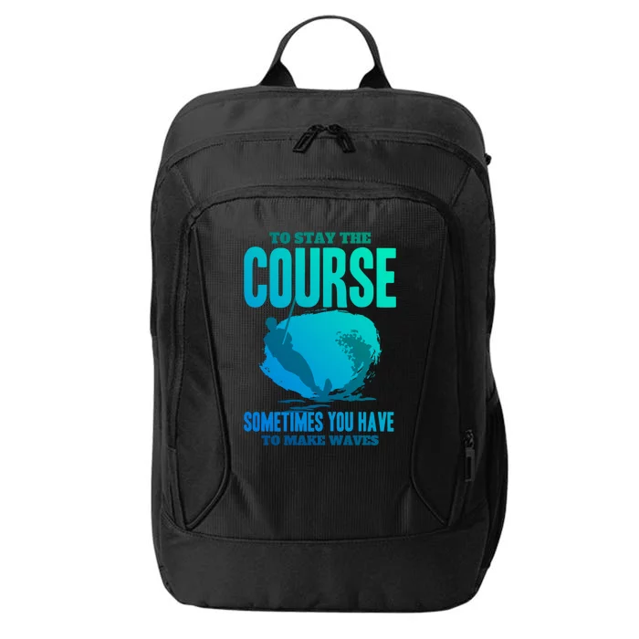 Wave Lover Extreme Sports Water Skiing Waves Gift City Backpack