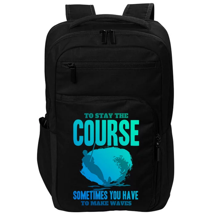 Wave Lover Extreme Sports Water Skiing Waves Gift Impact Tech Backpack