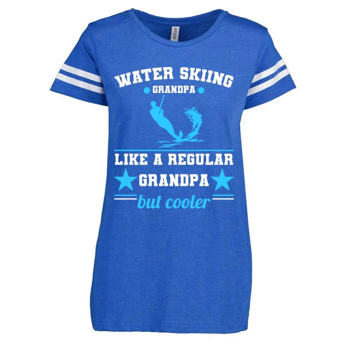 Wave Lover Extreme Sports Athletes Water Skiing Grandpa Gift Enza Ladies Jersey Football T-Shirt