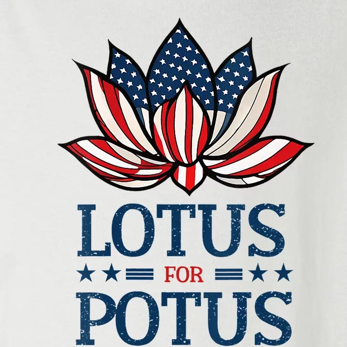 Wo Lotus For Potus Kamala Harris Us Election 2024 Toddler Long Sleeve Shirt