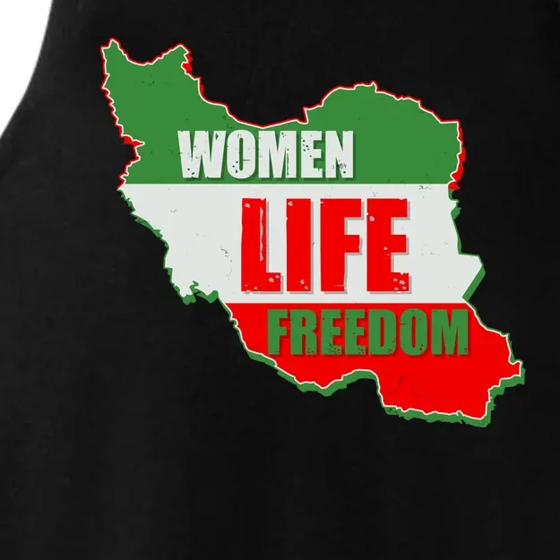 Women Life Freedom Women Of Iran #Mahsa Amini Ladies Tri-Blend Wicking Tank