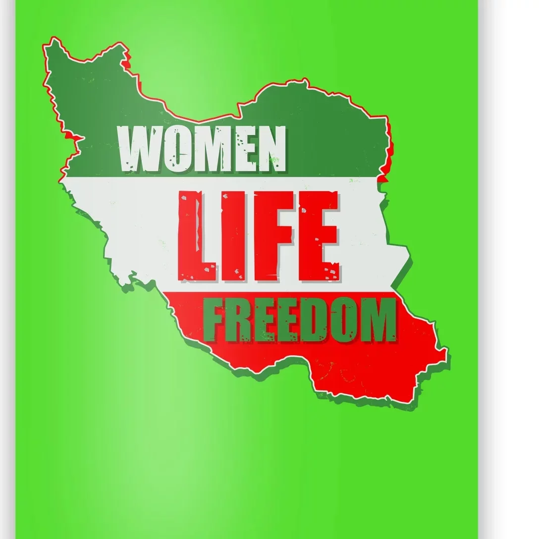 Women Life Freedom Women Of Iran #Mahsa Amini Poster