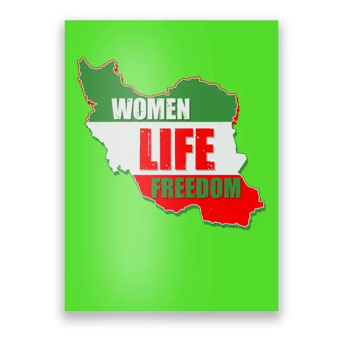 Women Life Freedom Women Of Iran #Mahsa Amini Poster