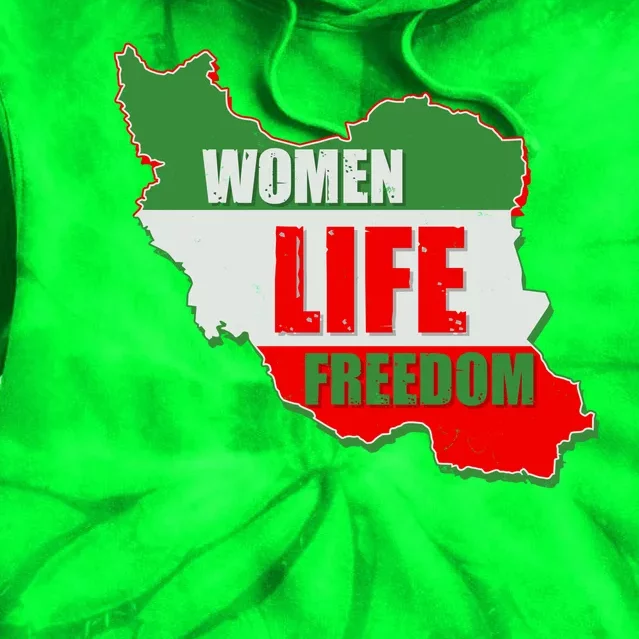 Women Life Freedom Women Of Iran #Mahsa Amini Tie Dye Hoodie