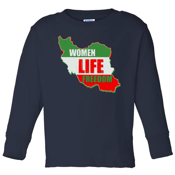 Women Life Freedom Women Of Iran #Mahsa Amini Toddler Long Sleeve Shirt