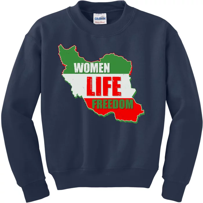 Women Life Freedom Women Of Iran #Mahsa Amini Kids Sweatshirt