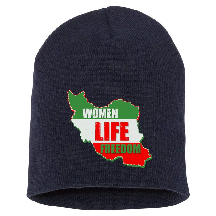 Women Life Freedom Women Of Iran #Mahsa Amini Short Acrylic Beanie