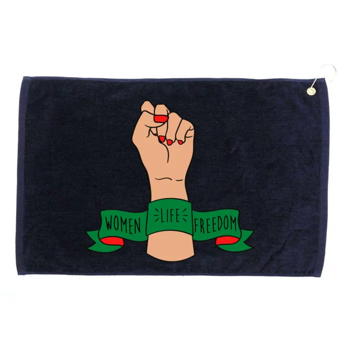 Women Life Freedom Iran Power Fist Grommeted Golf Towel