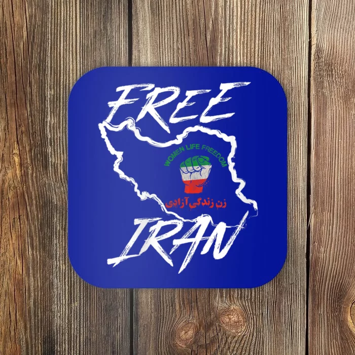 Wo Life Freedom Zan Zendegi Azadi Farsi Support Iran Gift Coaster