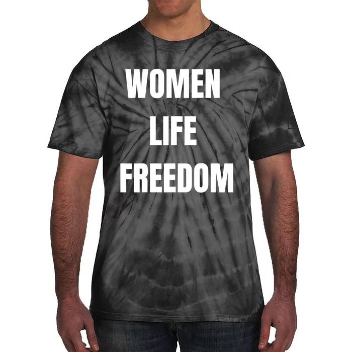 Women Life Freedom Stand With Women Of Iran Tie-Dye T-Shirt