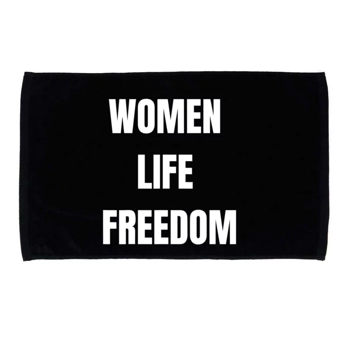 Women Life Freedom Stand With Women Of Iran Microfiber Hand Towel