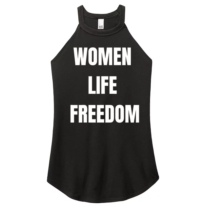 Women Life Freedom Stand With Women Of Iran Women’s Perfect Tri Rocker Tank