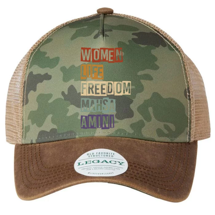 Women Life Freedom Mahsa Amini Rise With The Women Of Iran Legacy Tie Dye Trucker Hat