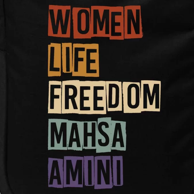 Women Life Freedom Mahsa Amini Rise With The Women Of Iran Impact Tech Backpack