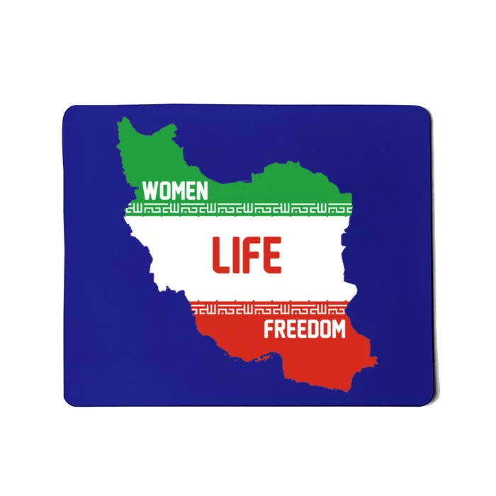 Wo Life Freedom Cute Iranian Flag Of Iran Gift Mousepad